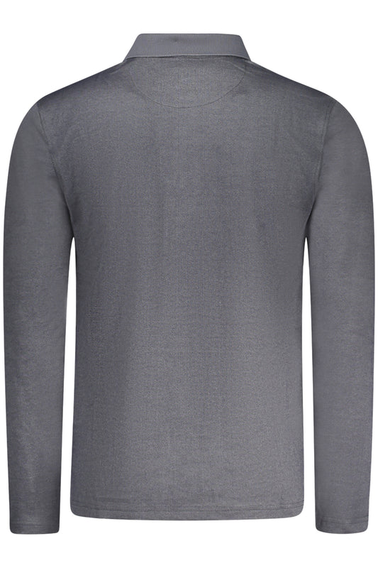 GUESS JEANS LONG SLEEVE POLO MEN BLACK
