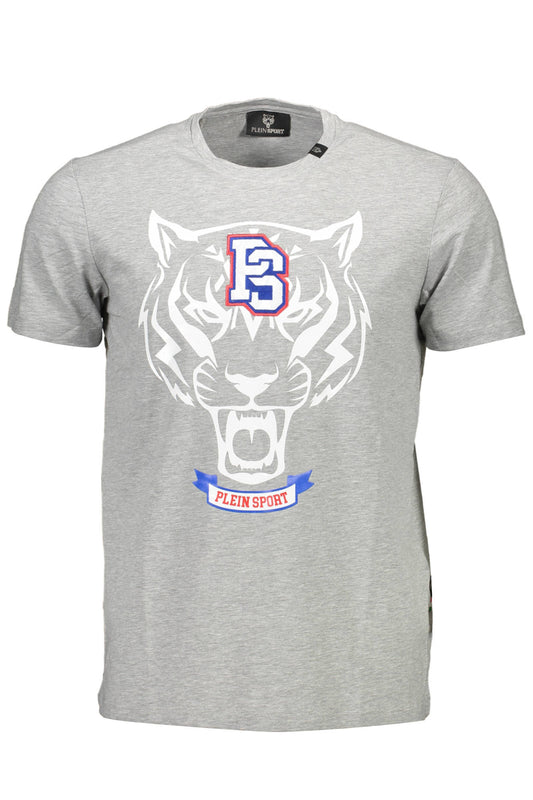 PLEIN SPORT SHORT SLEEVE T-SHIRT MEN GREY